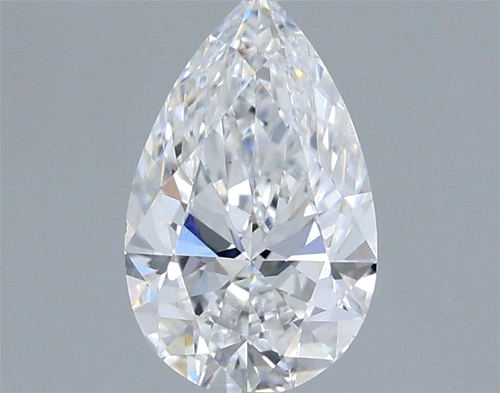 0.5 carat D-VS2 Natūralus Pear Deimantas (1)