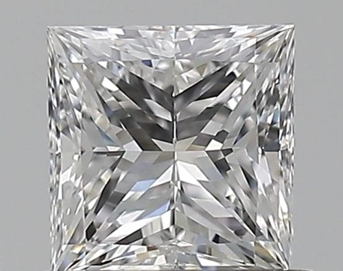 0.65 carat E-SI1 Natūralus Princess Deimantas (1)