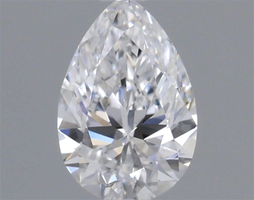 0.32 carat D-VVS1 Natūralus Pear Deimantas (1)