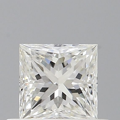 0.5 carat I-SI1 Natūralus Princess Deimantas (1)