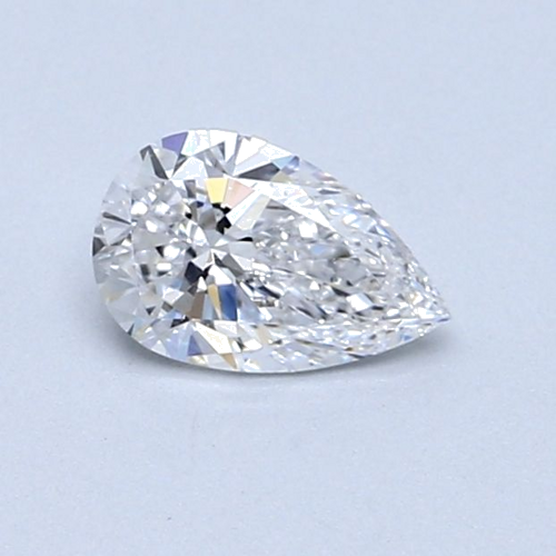 0.5 carat D-SI1 Natūralus Pear Deimantas (1)