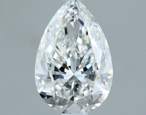 0.7 carat E-VS1 Natūralus Pear Deimantas (1)