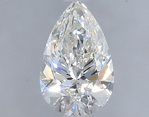 0.9 carat E-VS2 Natūralus Pear Deimantas (1)