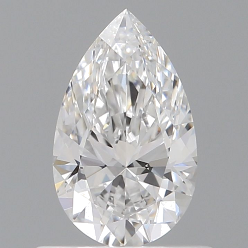 0.58 carat D-VVS2 Natūralus Pear Deimantas (1)