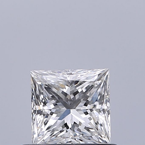 0.51 carat E-VVS1 Natūralus Princess Deimantas (1)