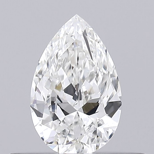 0.26 carat F-VVS2 Natūralus Pear Deimantas (1)