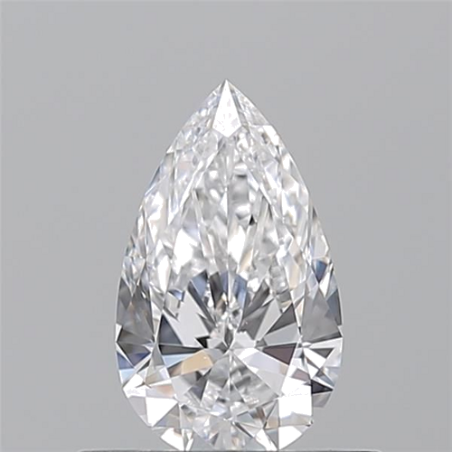 0.5 carat D-VVS2 Natūralus Pear Deimantas (1)