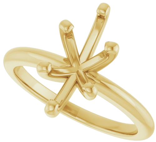 Sužadėtuvių Žiedas „Solitaire“ 585 Geltonojo Aukso Marquise 12mm x 6mm (5)