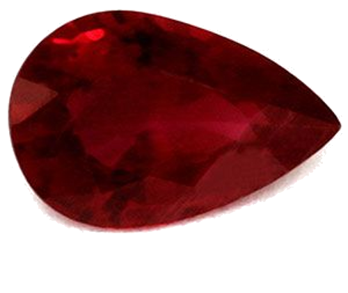 0.38 carat RED Pear Rubinas (1)