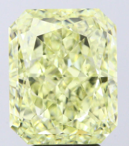 6.02 carat Fancy Light Yellow-VS2 Natūralus Radiant Deimantas (1)