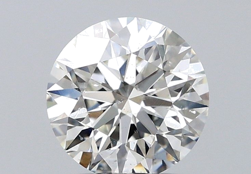 0.9 carat I-SI1 Excellent cut Natūralus Round Deimantas (1)
