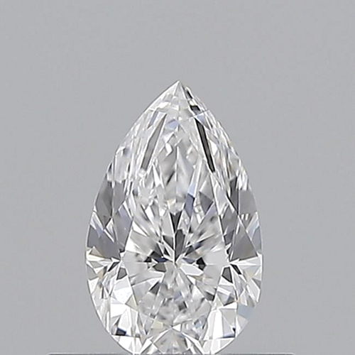 0.5 carat D-VVS1 Natūralus Pear Deimantas (1)