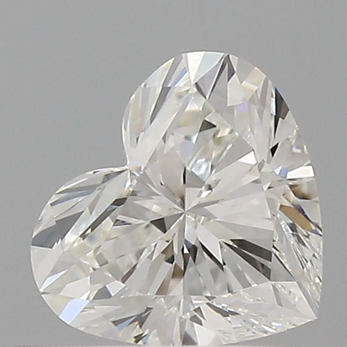 0.58 carat H-VVS2 Natūralus Heart Deimantas (1)