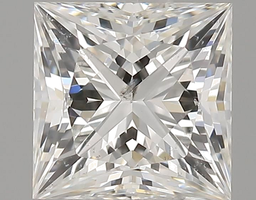 0.58 carat F-SI2 Natūralus Princess Deimantas (1)