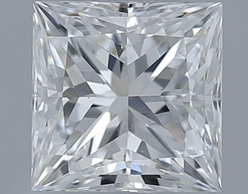 0.6 carat D-SI1 Natūralus Princess Deimantas (1)