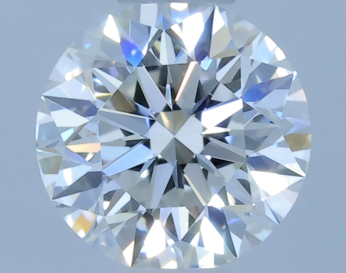 0.43 carat F-VVS2 Excellent cut Natūralus Round Deimantas (1)
