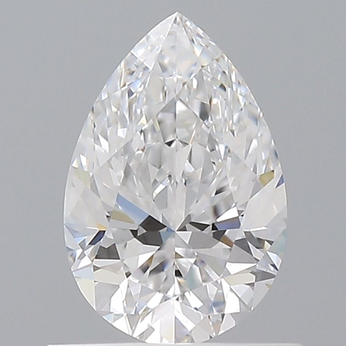 0.7 carat D-VS1 Natūralus Pear Deimantas (1)