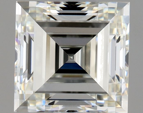 0.52 carat I-VVS2 Natūralus Square Radiant Deimantas (1)