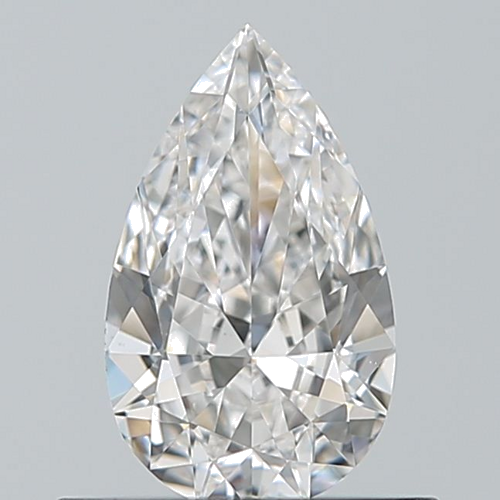 0.5 carat F-VS1 Natūralus Pear Deimantas (1)