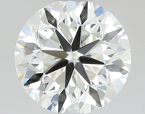 0.5 carat I-VVS2 Very Good cut Natūralus Round Deimantas (1)