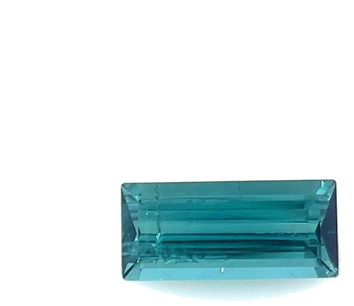 0.36 carat BLUE Baguette Tourmaline (1)