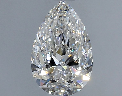 1.02 carat F-SI2 Natūralus Pear Deimantas (1)