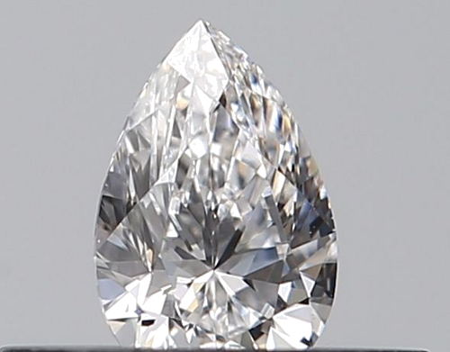 0.23 carat E-VVS2 Natūralus Pear Deimantas (1)
