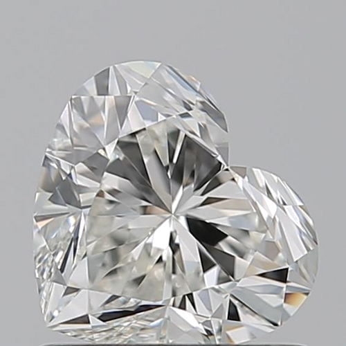 0.9 carat I-VS2 Natūralus Heart Deimantas (1)