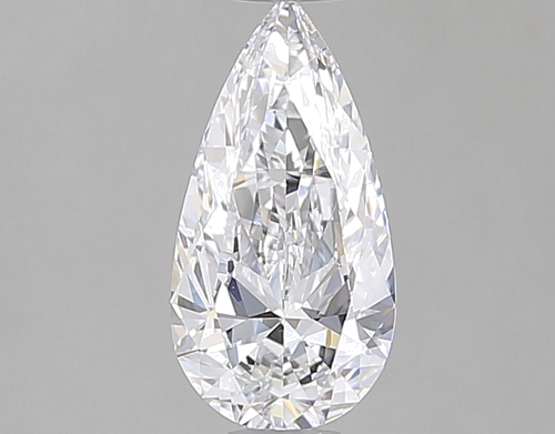 0.58 carat D-VS2 Natūralus Pear Deimantas (1)