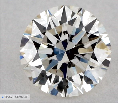 0.29 carat I-SI1 Very Good cut Natūralus Round Deimantas (1)