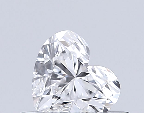 0.37 carat D-VVS1 Natūralus Heart Deimantas (1)