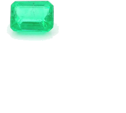 0.45 carat GREEN STEP cut Octagonal Smaragdas (1)
