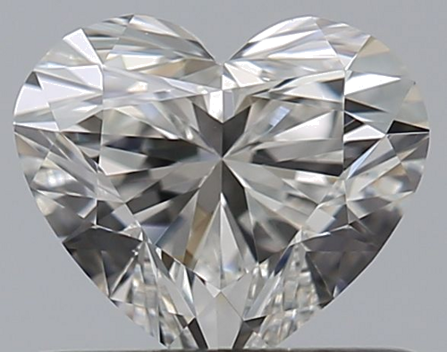 0.57 carat F-VS1 Natūralus Heart Deimantas (1)