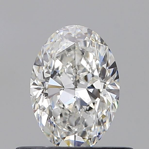 0.5 carat F-VVS2 Natūralus Oval Deimantas (1)