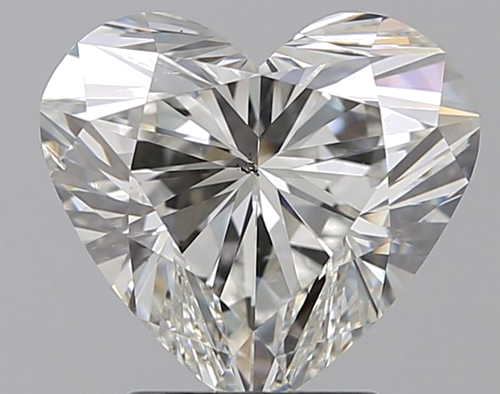 2.71 carat H-SI1 Natūralus Heart Deimantas (1)