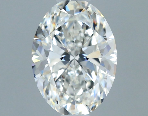 0.5 carat F-VVS2 Natūralus Oval Deimantas (1)
