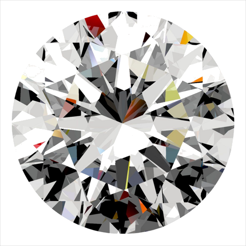 0.3 carat F-VS1 Excellent cut Natūralus Round Deimantas (1)