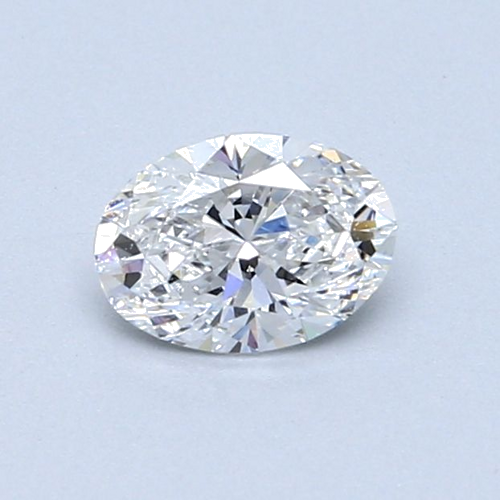 0.57 carat E-VS2 Natūralus Oval Deimantas (1)