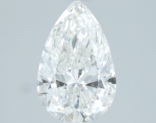 1.51 carat H-SI2 Natūralus Pear Deimantas (1)