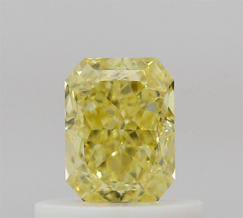 0.5 carat Fancy Intense Yellow-VS1 Natūralus Radiant Deimantas (1)