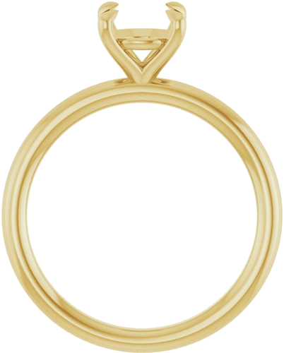 Sužadėtuvių Žiedas „Claw-Prong Solitaire“ 14k yellow gold Round 7mm (2)