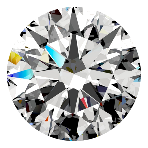 0.4 carat I-VS1 Excellent cut Natūralus Round Deimantas (1)