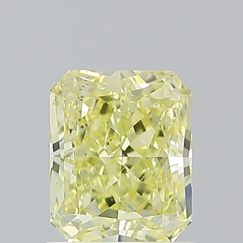 1.02 carat Fancy Yellow-SI1 Natūralus Radiant Deimantas (1)