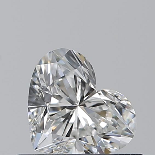 0.5 carat G-VVS1 Natūralus Heart Deimantas (1)