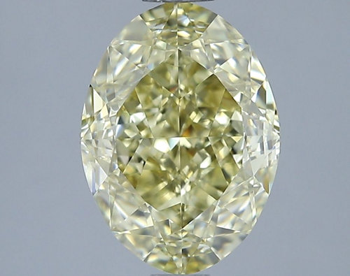 2.0 carat Fancy Yellow-VS1 Natūralus Oval Deimantas (1)