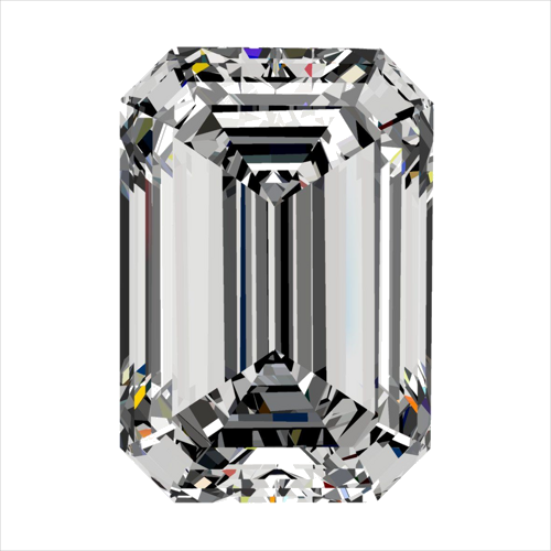 0.4 carat D-VS1 Natūralus Emerald Deimantas (1)