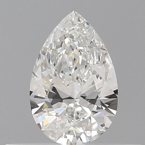 0.3 carat F-VVS2 Natūralus Pear Deimantas (1)