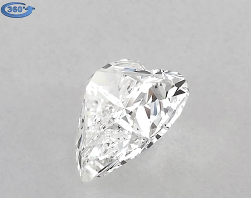 1.59 carat G-VS2 Natūralus Heart Deimantas (1)