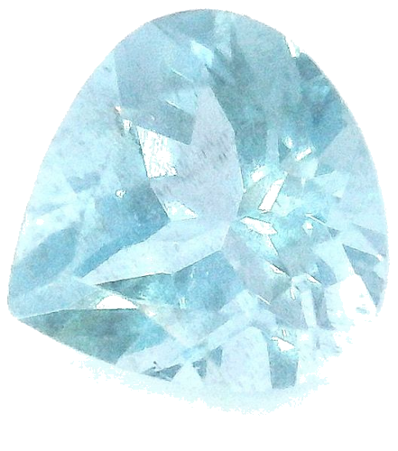 0.7 carat BLUE Pear Aquamarine (1)