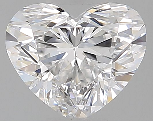 0.31 carat D-VVS1 Natūralus Heart Deimantas (1)